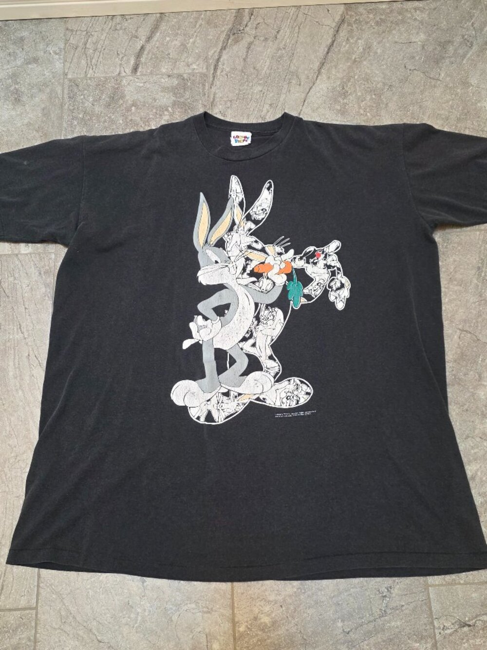 Vintage 1993 Looney Tunes Bugs Bunny Taz T-Shirt sylvester Mens XL 90s USA